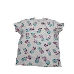 Free Planet Pineapple Graphic Tee Men's Large